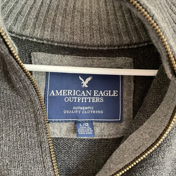 American Eagle Quarter-Zip Sweater - Picture 3 of 8
